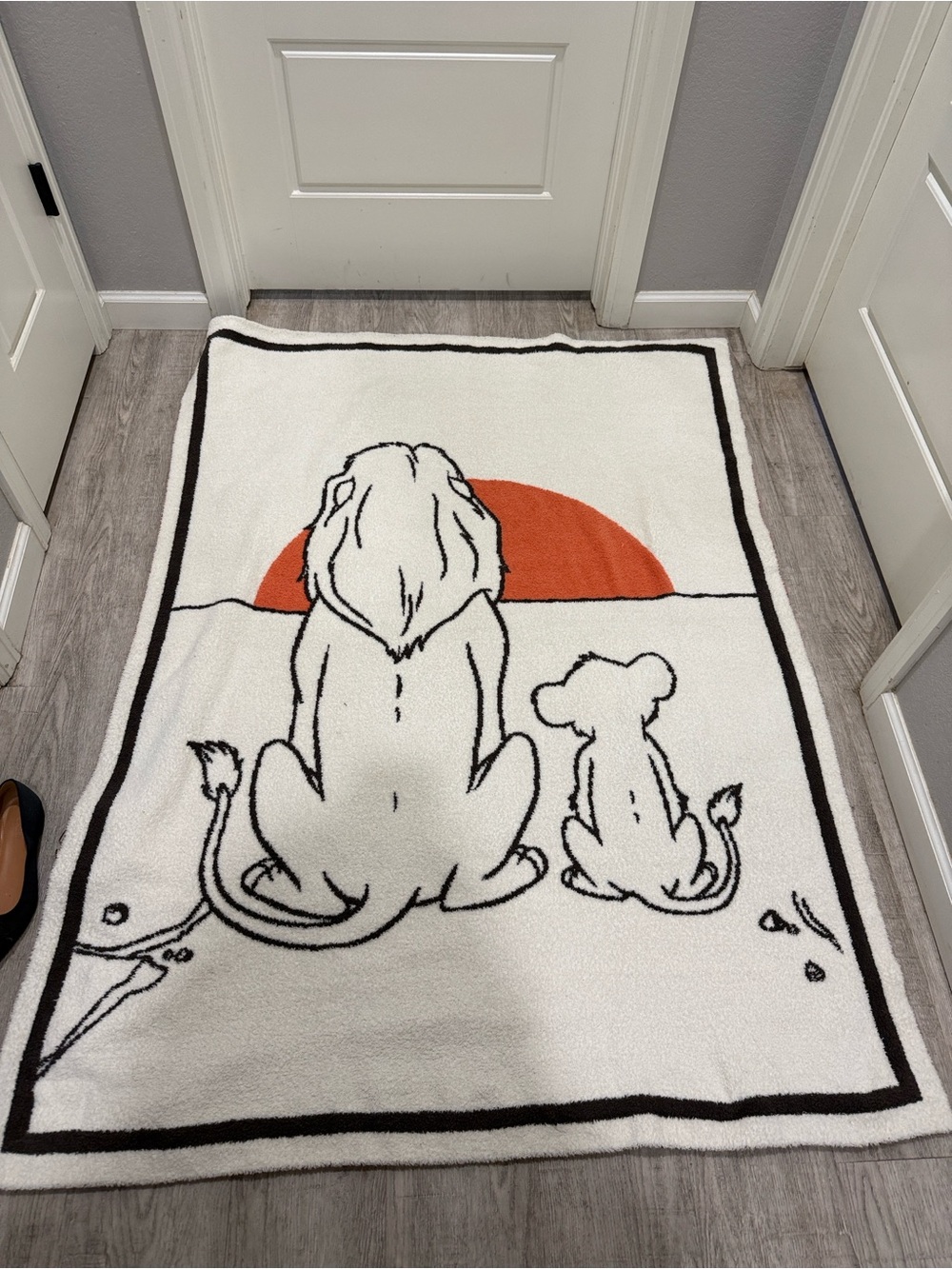 Barefoot Dreams Lion king blanket
